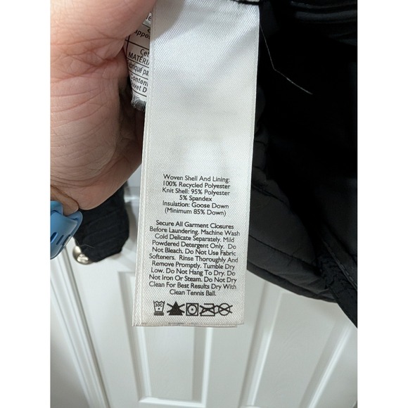 Eddie Bauer, Mens Large, First Ascent Storm Down 800 Lightweight Puffer, Black - Picture 8 of 8